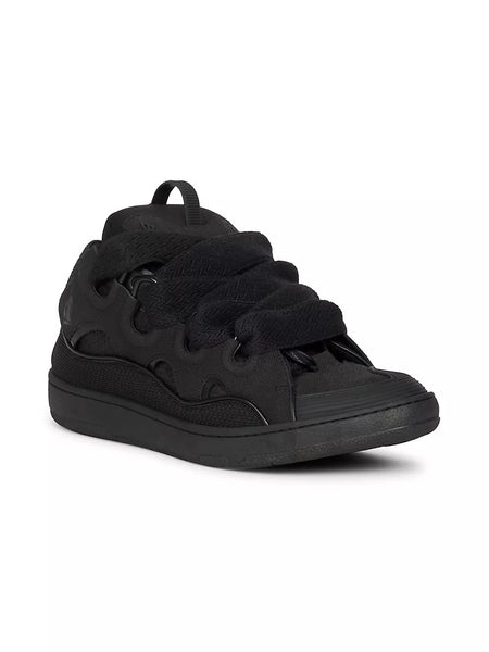 LANVIN CURB SNEAKERS, BLACK