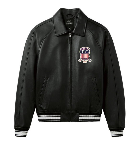 AVIREX ICON JACKET, BLACK