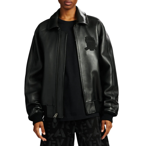 AVIREX ICON JACKET, TRIPLE BLACK