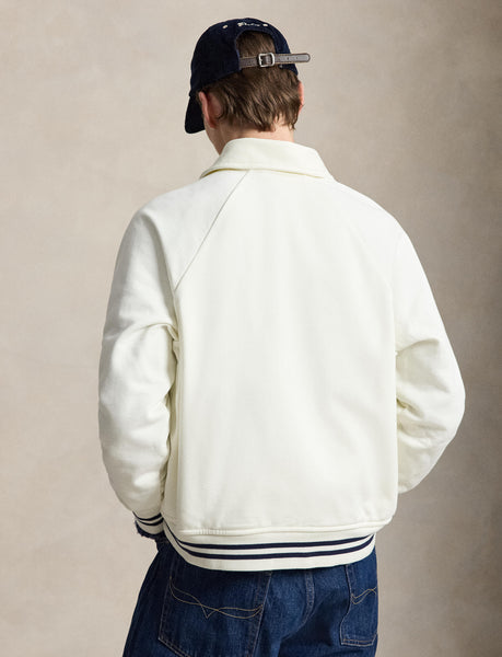 Polo Ralph Lauren The Bayport Vintage Fit Polo Bear Jacket, Cream
