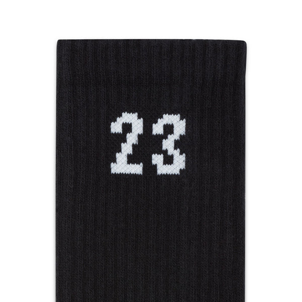 Jordan Essentials Crew Socks 6-Pack, BLACK/WHITE