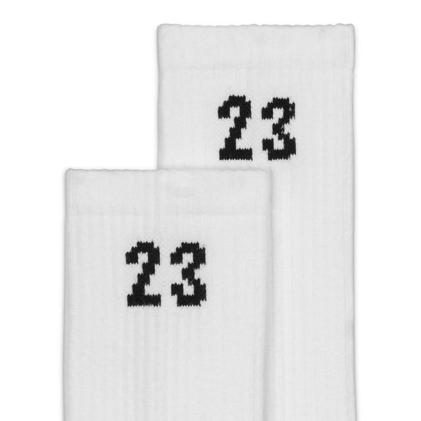 Jordan Essentials Crew Socks 6-Pack, WHITE/BLACK