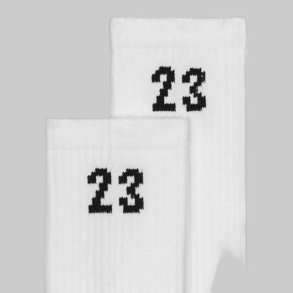 Jordan Essentials Crew Socks 6-Pack, WHITE/BLACK