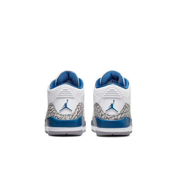 Jordan 3 Retro (PS), WHITE/METALLIC COPPER-TRUE BLUE