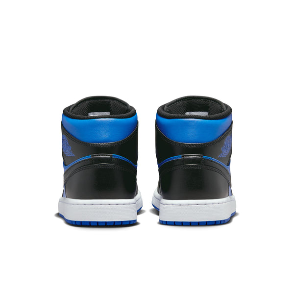 Air Jordan 1 Mid, BLACK/ROYAL BLUE-BLACK-WHITE