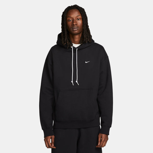 Nike Solo Swoosh Hoodie, BLACK/WHITE
