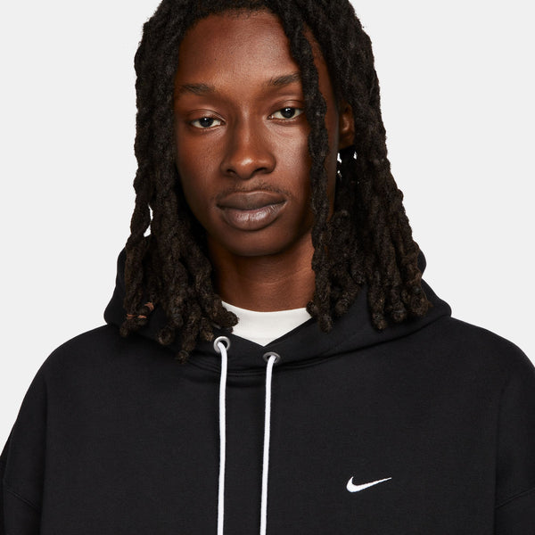 Nike Solo Swoosh Hoodie, BLACK/WHITE