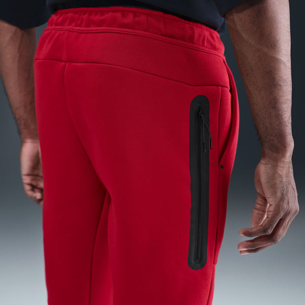 Nike Tech Men's Fleece Joggers, Gym Red/black