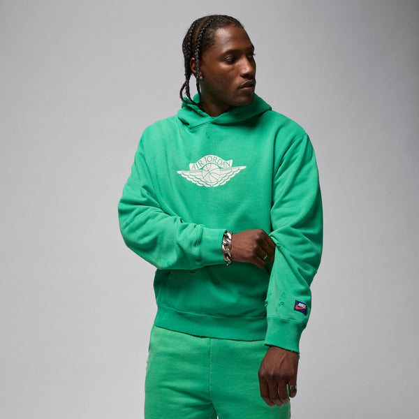 Jordan Rare Air Men's Fleece Pullover Hoodie, Stadium Green