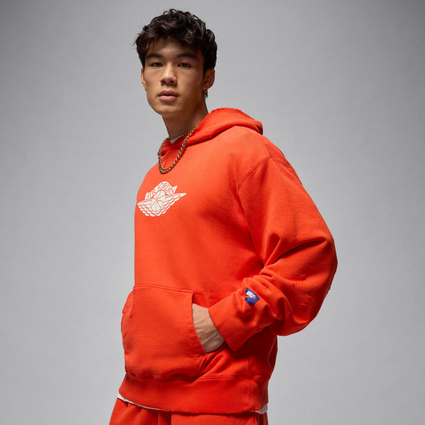 Jordan Rare Air Fleece Pullover Hoodie, Chile Red