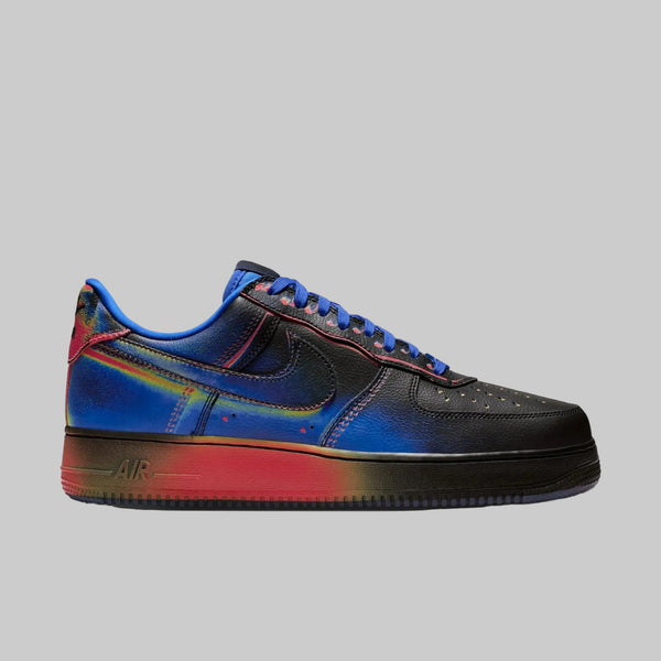 Nike Air Force 1 Low Retro, Black/racer Blue-volt Ice-bright Crimson