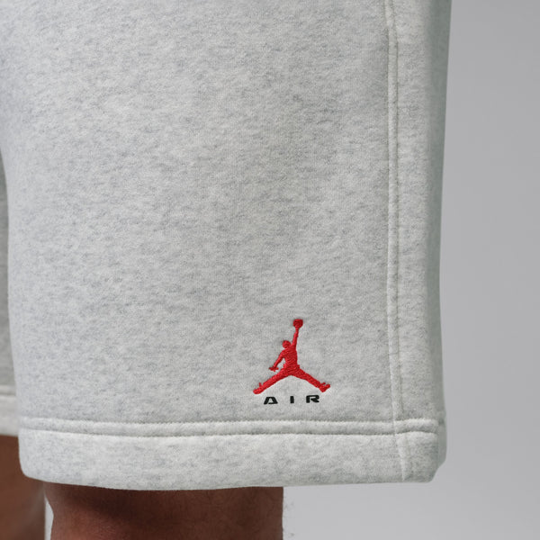 Jordan Brooklyn Men's 9" Shorts, NEUTRAL GREY/HTR/UNIVERSITY RED