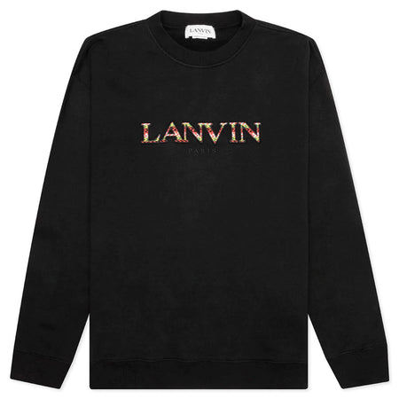 LANVIN CLASSIC CURB SWEAT SHIRT, SUNFLOWER