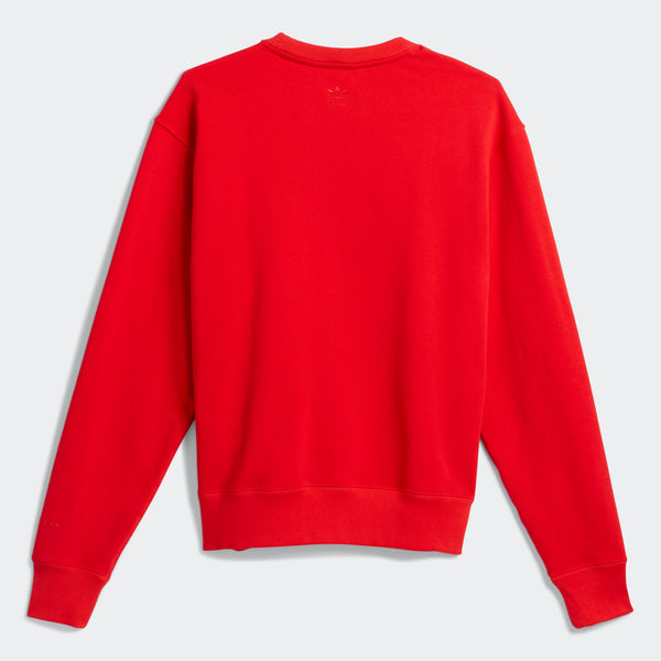 Adidas x Pharrell Williams Basics Crew Sweatshirt, VIVID RED