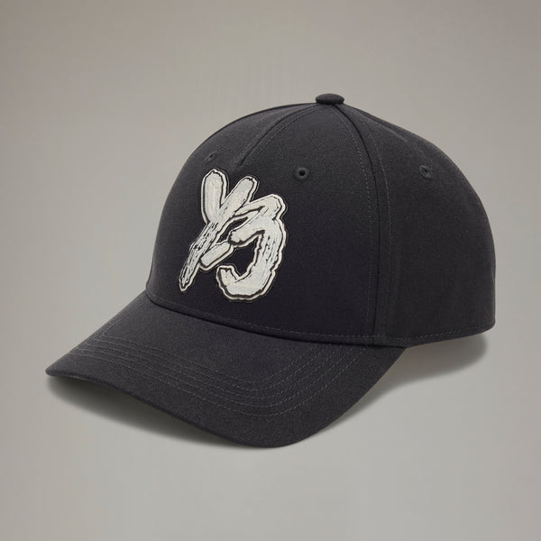 Y-3 LOGO CAP, BLACK