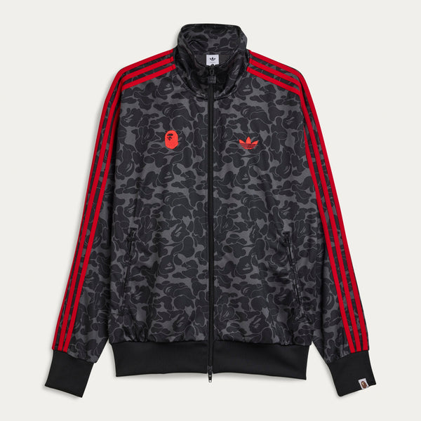 BAPE X ADIDAS FIREBIRD TRACK TOP AOP, BLACK