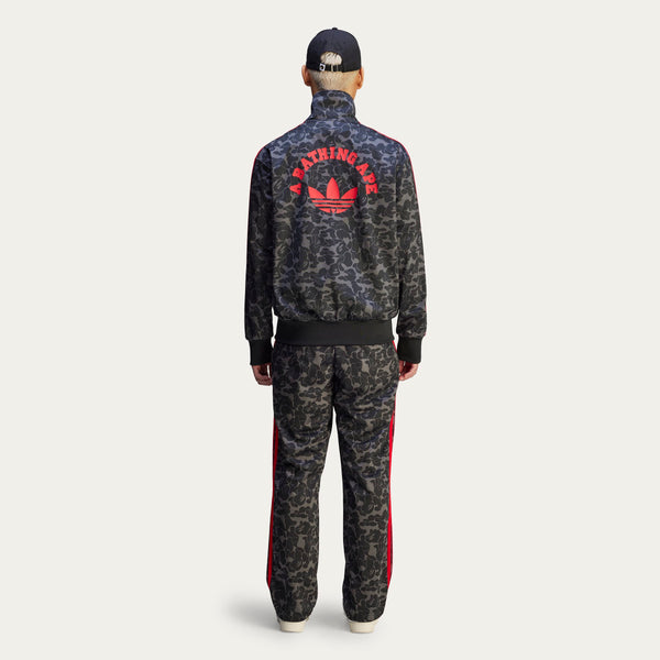 BAPE X ADIDAS FIREBIRD TRACK TOP AOP, BLACK