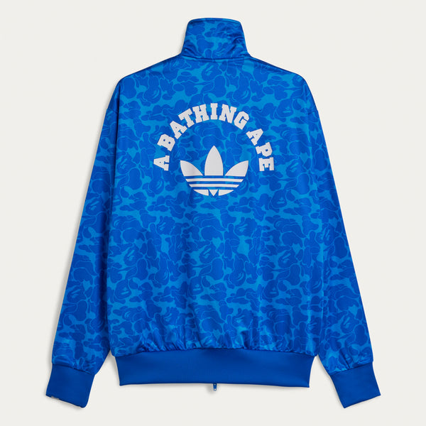 BAPE X ADIDAS FIREBIRD TRACK TOP AOP, BLUE