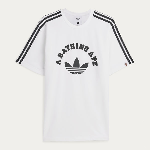 BAPE X ADIDAS T-SHIRT, WHITE