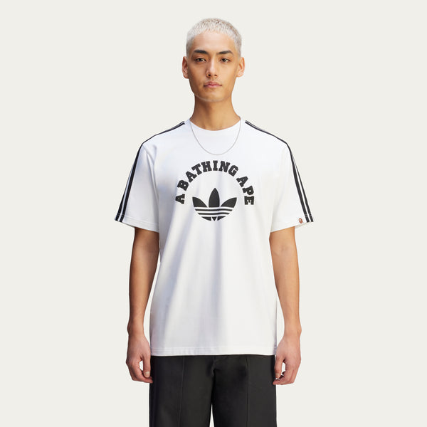 BAPE X ADIDAS T-SHIRT, WHITE