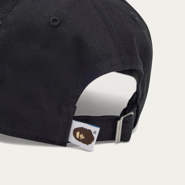 BAPE X ADIDAS BALL CAP, BLACK