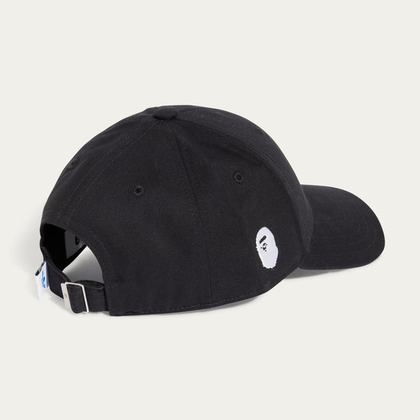 BAPE X ADIDAS BALL CAP, BLACK