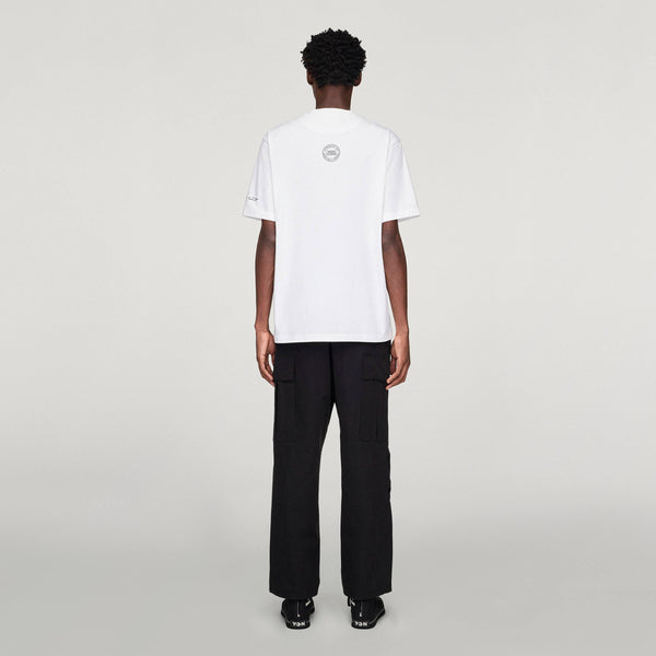 Y-3 X NEIGHBORHOOD LOGO T-SHIRT, WHITE