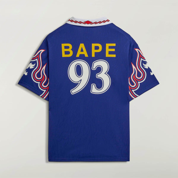 SSL FLAME JERSEY BAPE, JAPBLU