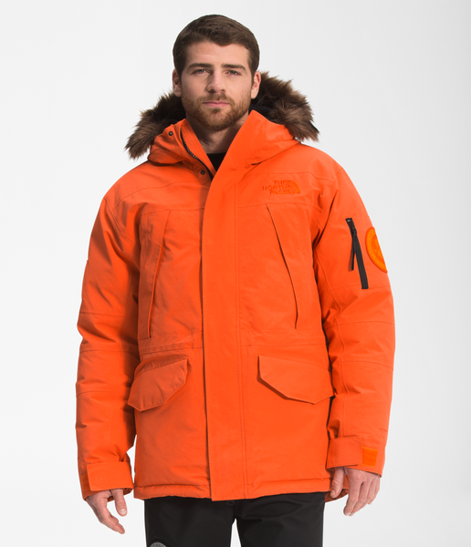 THE NORTH FACE Men's Expedition McMurdo Parka, Red Orange