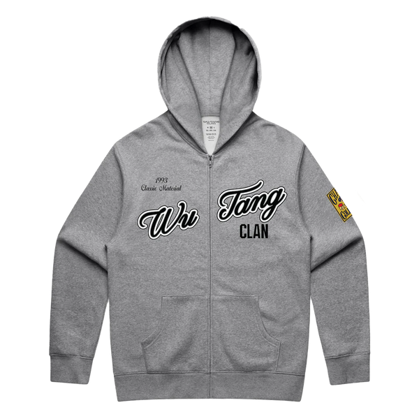Shaolin Sluggers Zip Hoodie, GREY