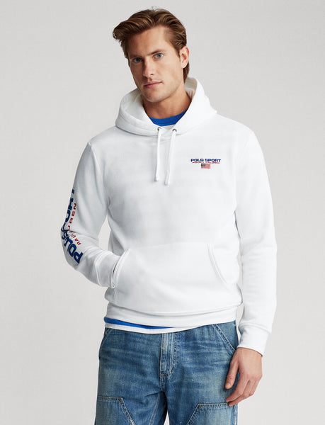 POLO RALPH LAUREN Polo Sport Hooded Sweatshirt, White