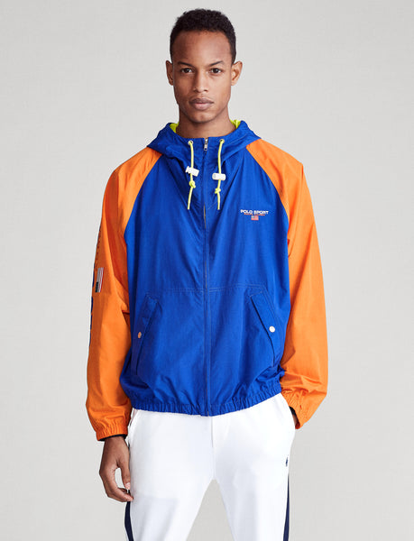POLO RALPH LAUREN OG V-Bucket Windbreaker, Rugby Royal/ Multi