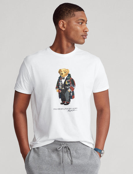 Polo Ralph Lauren Classic Fit Duffel Bear T-Shirt, White