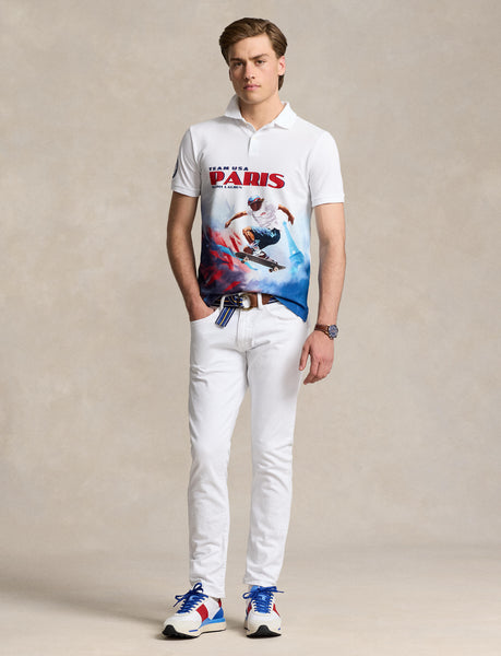 Polo Ralph Lauren Team USA Polo Shirt, White