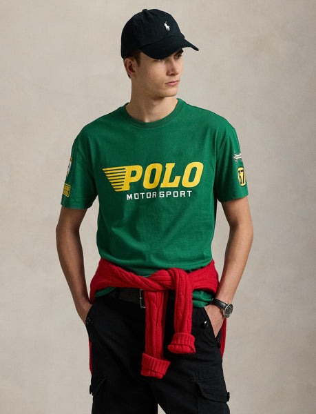 Polo Ralph Lauren Classic Fit Jersey Graphic T-Shirt, Green