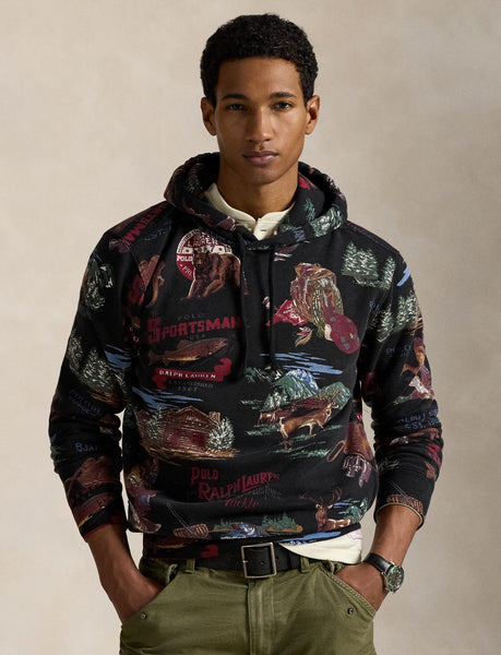 Polo Ralph Lauren Sportsman Fleece Hoodie, Black