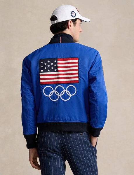 Polo Ralph Lauren Team USA Reversible Jacket, Ceramic White Multi