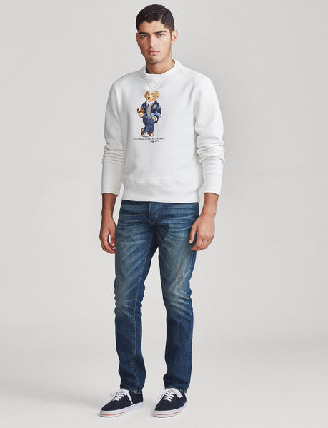 POLO RALPH LAUREN Polo Bear Fleece Sweatshirt, White
