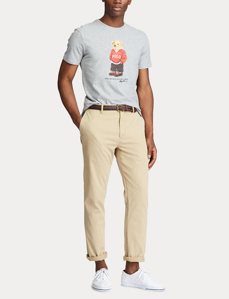POLO RALPH LAUREN Custom Slim Fit Bear T-Shirt, Grey