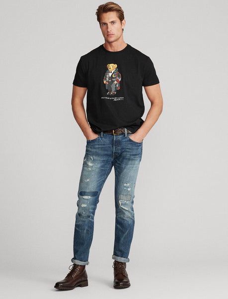 Polo Ralph Lauren Classic Fit Duffel Bear T-Shirt, Black