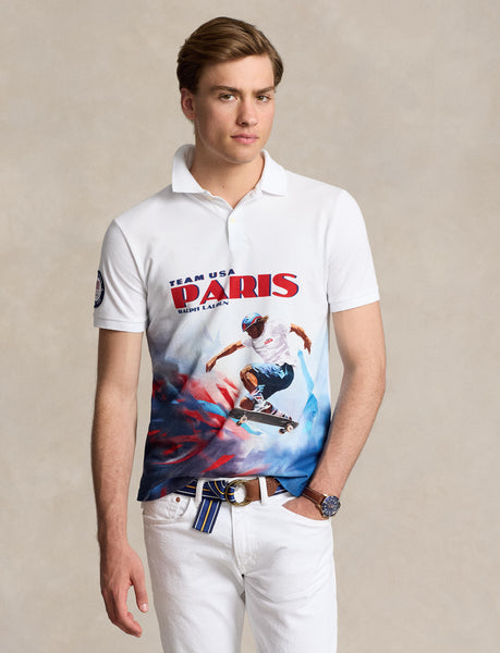 Polo Ralph Lauren Team USA Polo Shirt, White