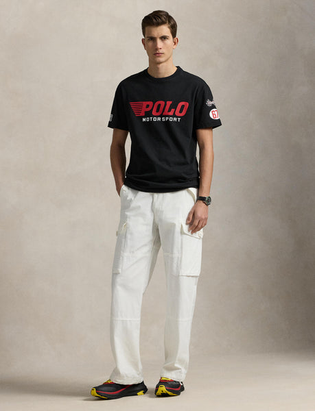 Polo Ralph Lauren Classic Fit Jersey Graphic T-Shirt, Black