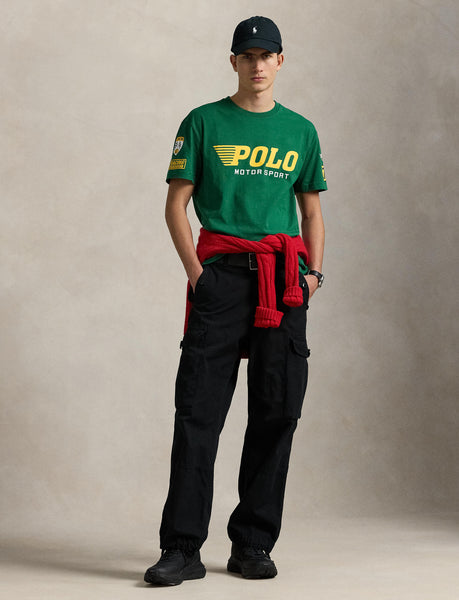 Polo Ralph Lauren Classic Fit Jersey Graphic T-Shirt, Green