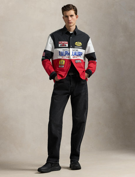 Polo Ralph Lauren Racing Overshirt, Black