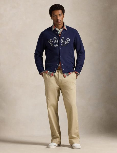 Polo Ralph Lauren RL Fleece Western-Logo Jacket, Navy