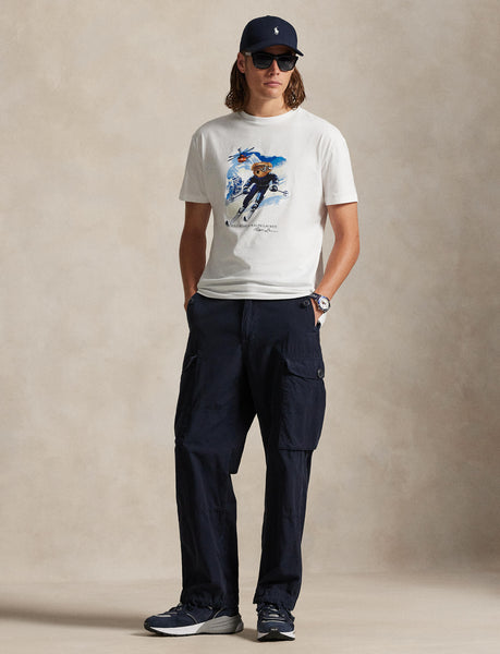 Polo Ralph Lauren Classic Fit Polo Bear Jersey T-Shirt, White
