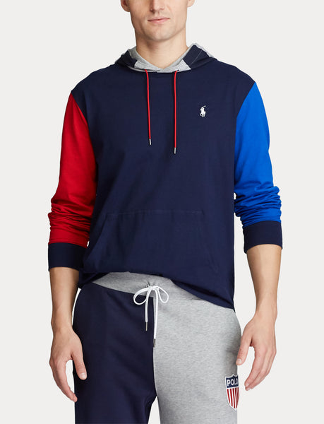 POLO RALPH LAUREN Jersey Hooded T-Shirt, Multi