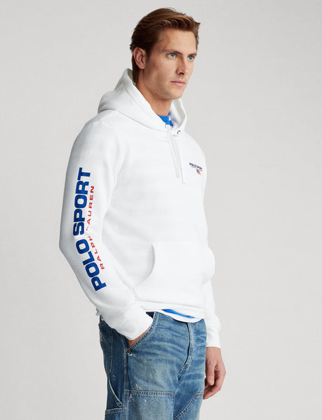 POLO RALPH LAUREN Polo Sport Hooded Sweatshirt, White