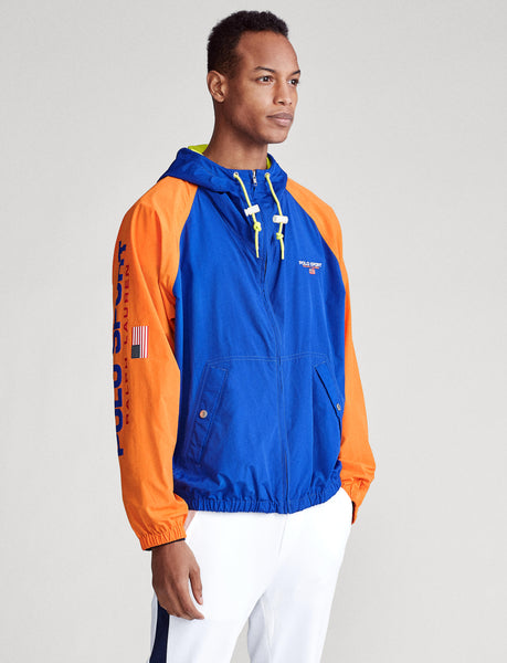 POLO RALPH LAUREN OG V-Bucket Windbreaker, Rugby Royal/ Multi
