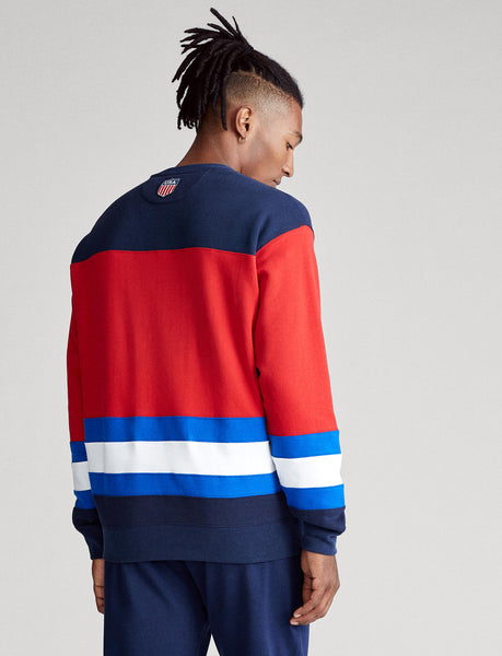 POLO RALPH LAUREN Flag Logo Crewneck, Multi